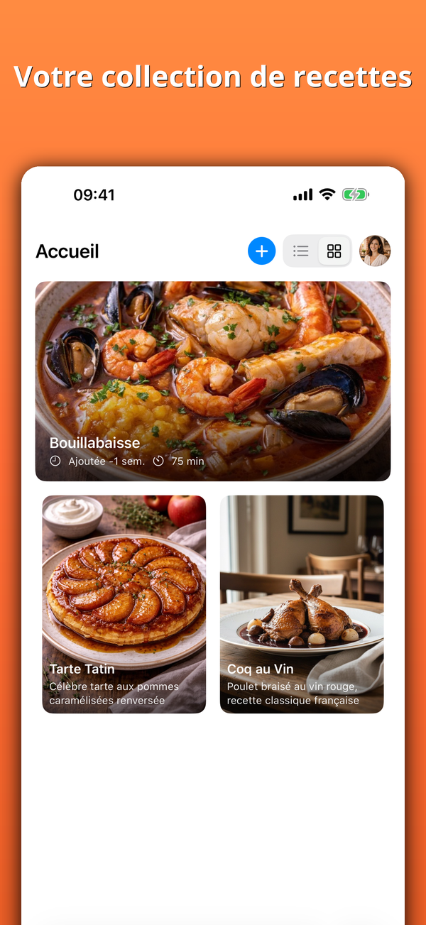 Votre collection de recettes